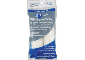 MINI PAINT ROLLER 4 IN. WOVEN FABRIC PK2 by Premier