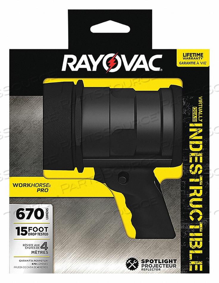 LED SPOTLIGHT WORKHORSE 6AA by Rayovac LED SPOTLIGHT WORKHORSE 6AA by Rayovac