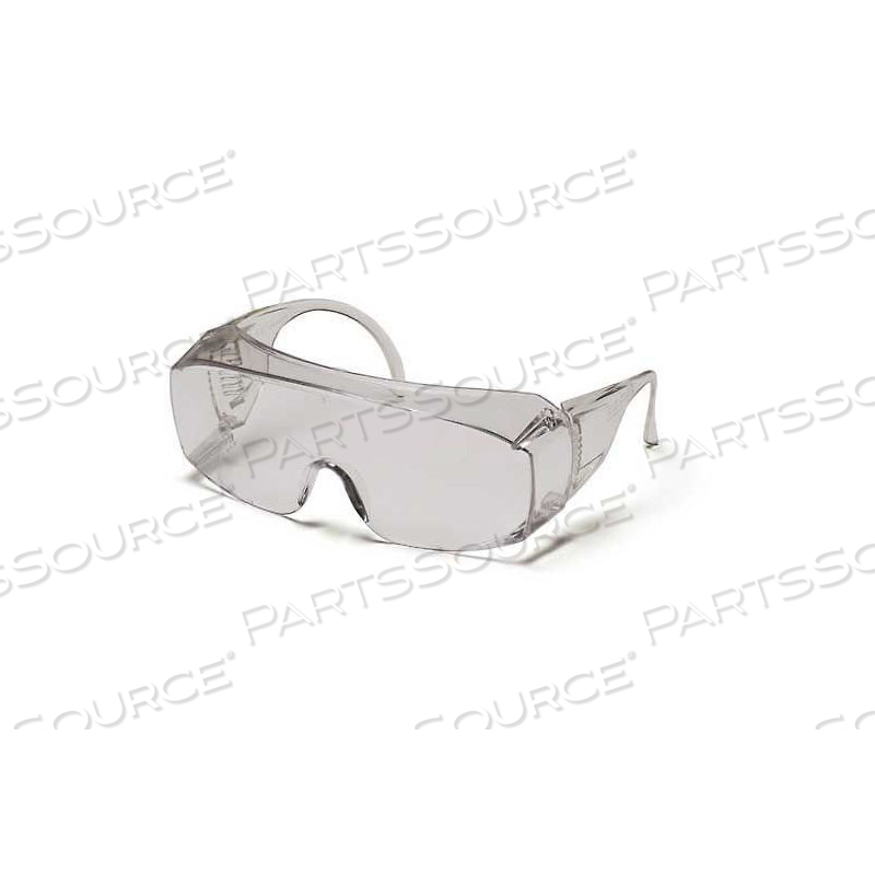 SOLO EYEWEAR JUMBO SAFETY EYEWEAR CLEAR LENS/FRAME by Pyramex