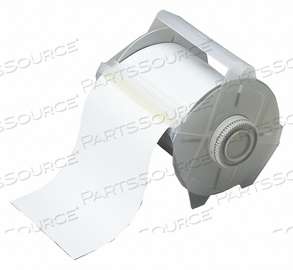 TAPE WHITE 25 FT L 4-1/4 IN W by Brady Americas