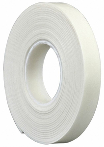 DOUBLE SIDED TAPE WHITE ROLL 1INWX5YD.L by Tapecase