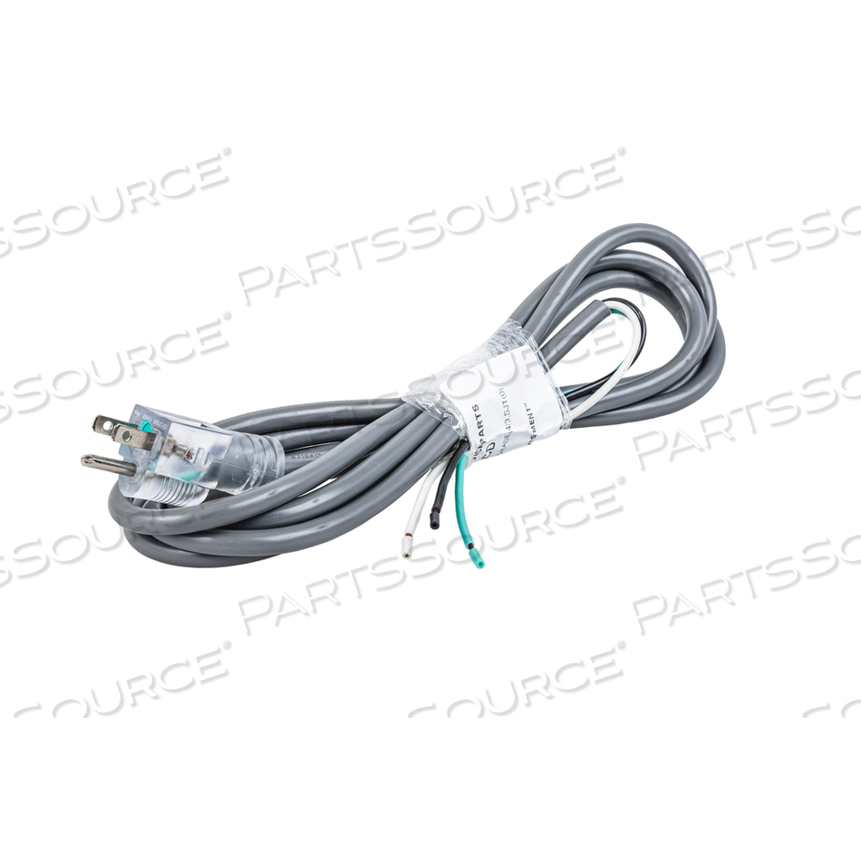CORDSET, HOSGRADE, 14/3, SJ T(0)W/NEMA, 5-15P PLUG, 10 by Alto-Shaam, Inc.