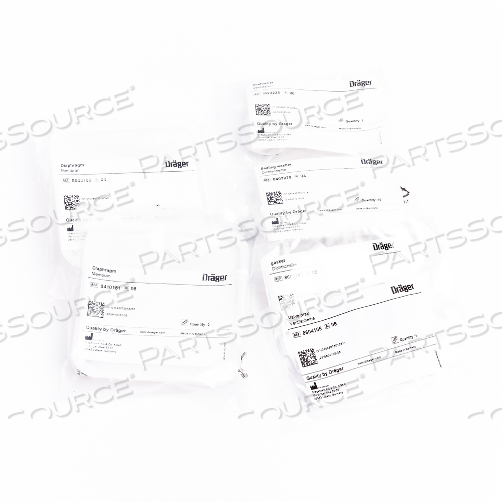 PREVENTIVE MAINTENANCE KIT FOR PRIMUS by Draeger Inc.