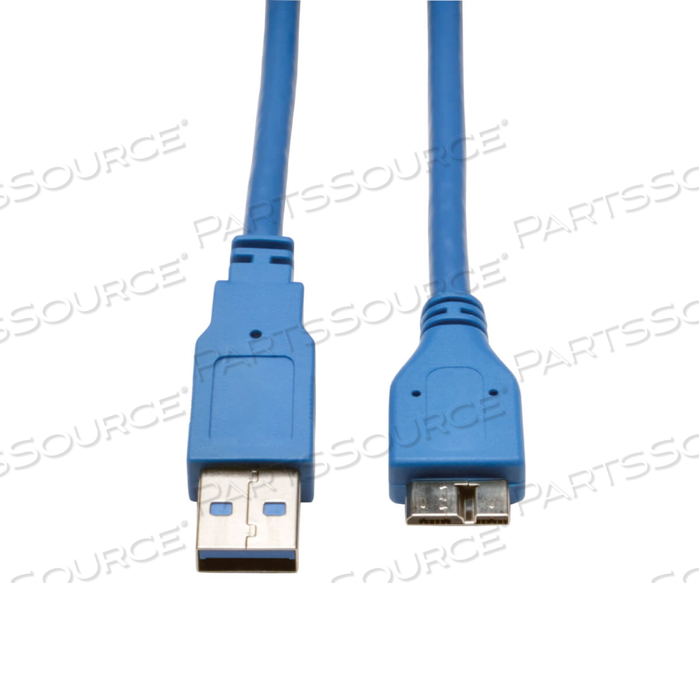 10FT USB 3.0 SUPERSPEED DEVICE CABLE A MALE TO MICRO B MALE 10' by Tripp Lite 10FT USB 3.0 SUPERSPEED DEVICE CABLE A MALE TO MICRO B MALE 10' by Tripp Lite