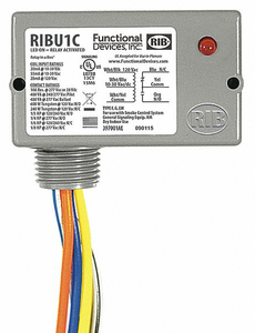 WIRED RELAY 10-30VAC/DC 120VAC 10A SPDT by RIB