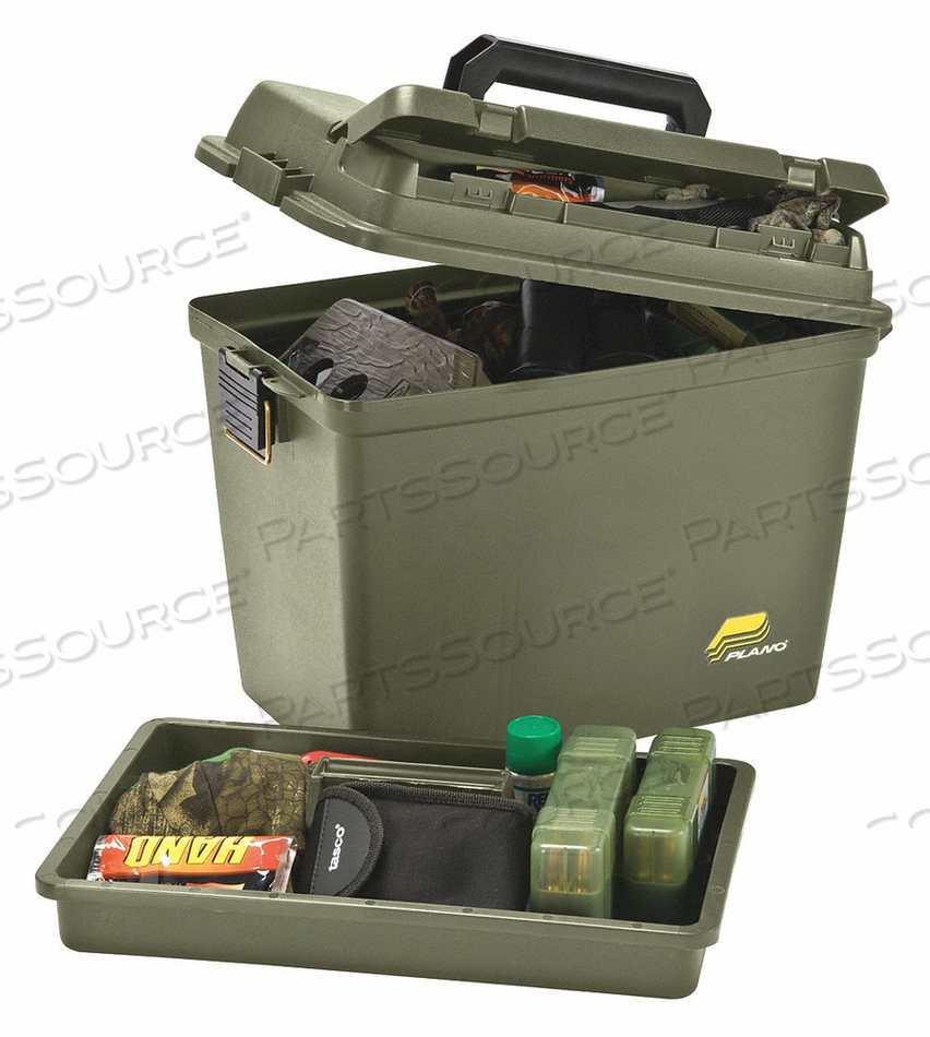 PORTABLE TOOL BOX PLASTIC OLIVE GREEN by Plano Molding