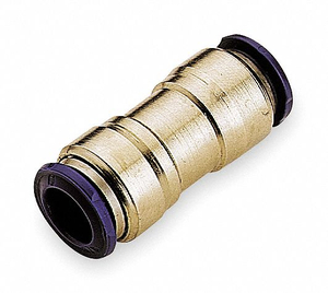 UNION 1/4 IN TUBE BRASS PK10 by Aignep USA