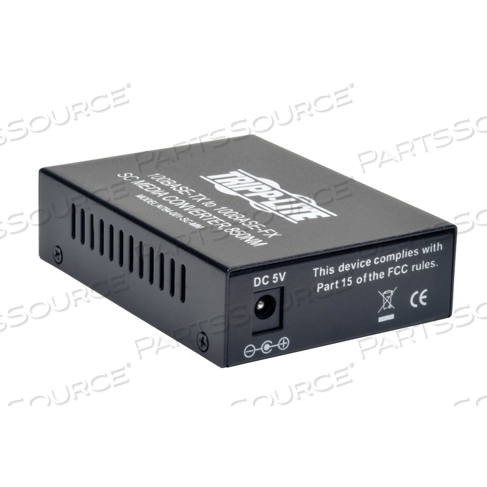 10/100 UTP TO MULTIMODE FIBER 850NM MEDIA CONVERTER RJ45 / SC by Tripp Lite