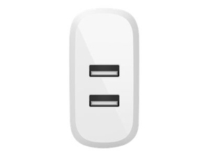 BOOST CHARGE, WALL CHARGER, 24 WATT, 4.8 A, 2 OUTPUT CONNECTORS (2 X USB), ON CABLE: USB-C by Belkin BOOST CHARGE, WALL CHARGER, 24 WATT, 4.8 A, 2 OUTPUT CONNECTORS (2 X USB), ON CABLE: USB-C by Belkin
