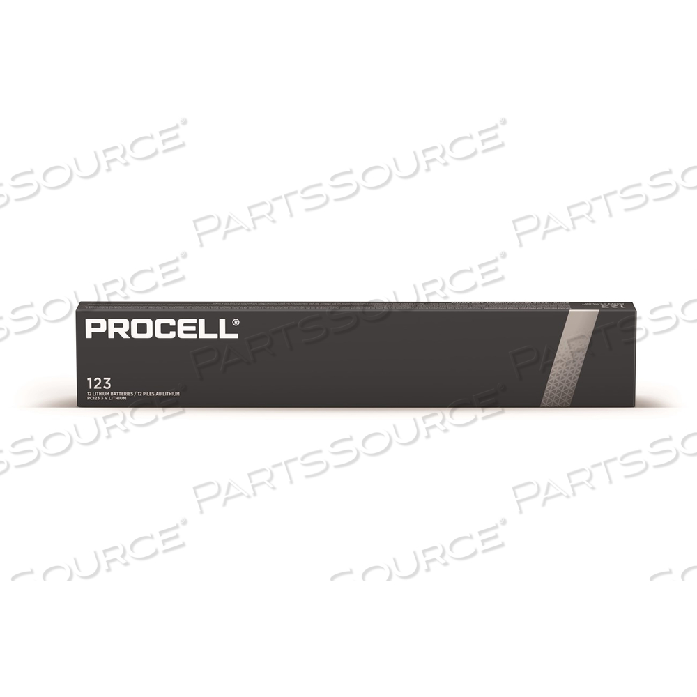 3V CR123A 1550MAH 17 DIA X 34.5MM H DISPOSABLE LITHIUM NON-RECHARGEABLE FLAT COIN CELL BATTERY by Duracell 3V CR123A 1550MAH 17 DIA X 34.5MM H DISPOSABLE LITHIUM NON-RECHARGEABLE FLAT COIN CELL BATTERY by Duracell