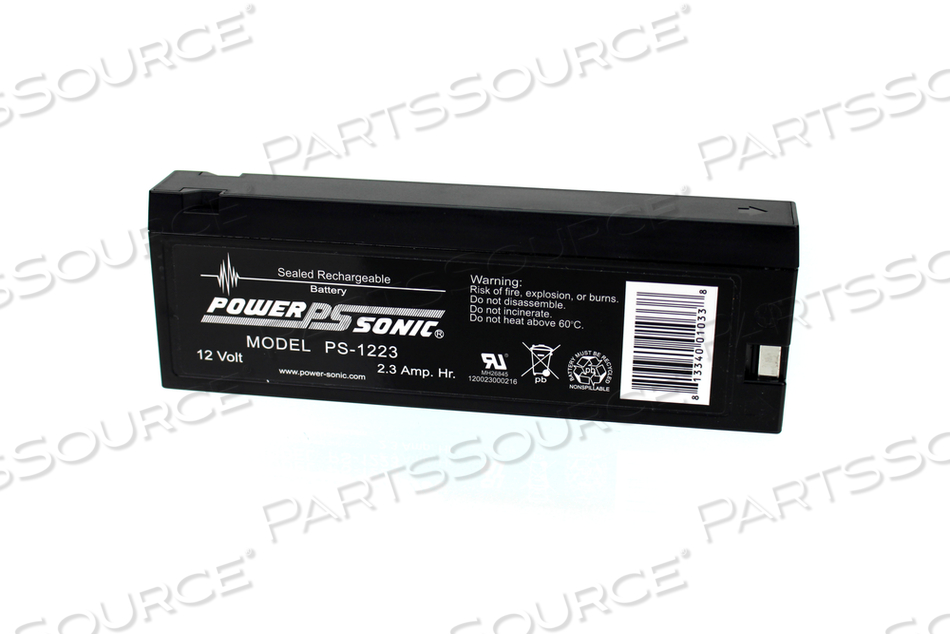 BATTERY, RECHARGEABLE SEALED LEAD ACID, 12V, 2 AH, CLIP- CAMCORDER STYLE BATTERY, RECHARGEABLE SEALED LEAD ACID, 12V, 2 AH, CLIP- CAMCORDER STYLE