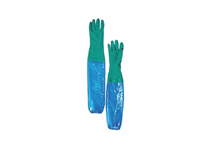 DISPOSABLE SLEEVE GLOVES NITRILE XL PR by VR Protective Wear