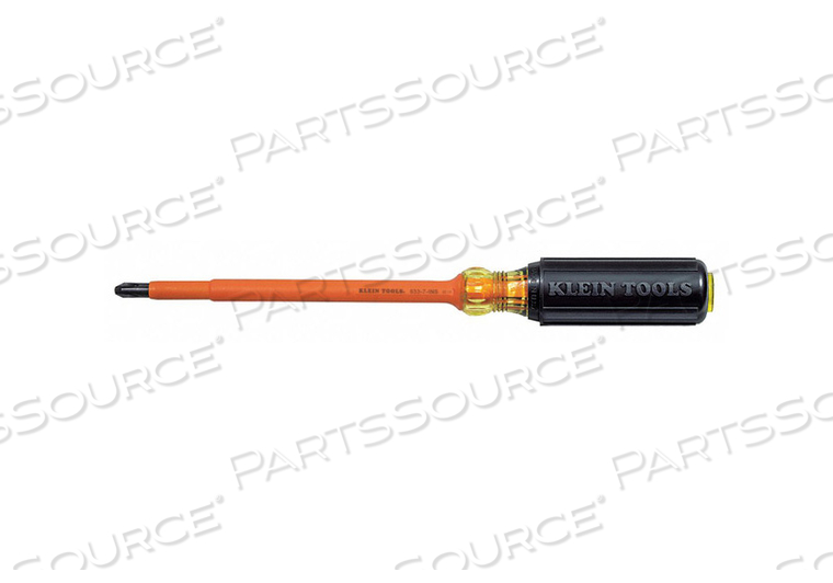 INSULATED SCREWDRIVER, #3 PHILLIPS, 7 IN SHANK by Klein Tools