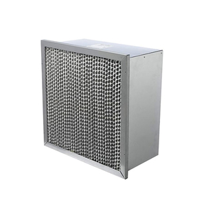 ASHEAE CELL BOX FILTER, GALVANIZED - SINGLE HEADER FRAME, MERV 15, 95% EFFICIENCY, 20X24X12 by Brookaire Company, LLC