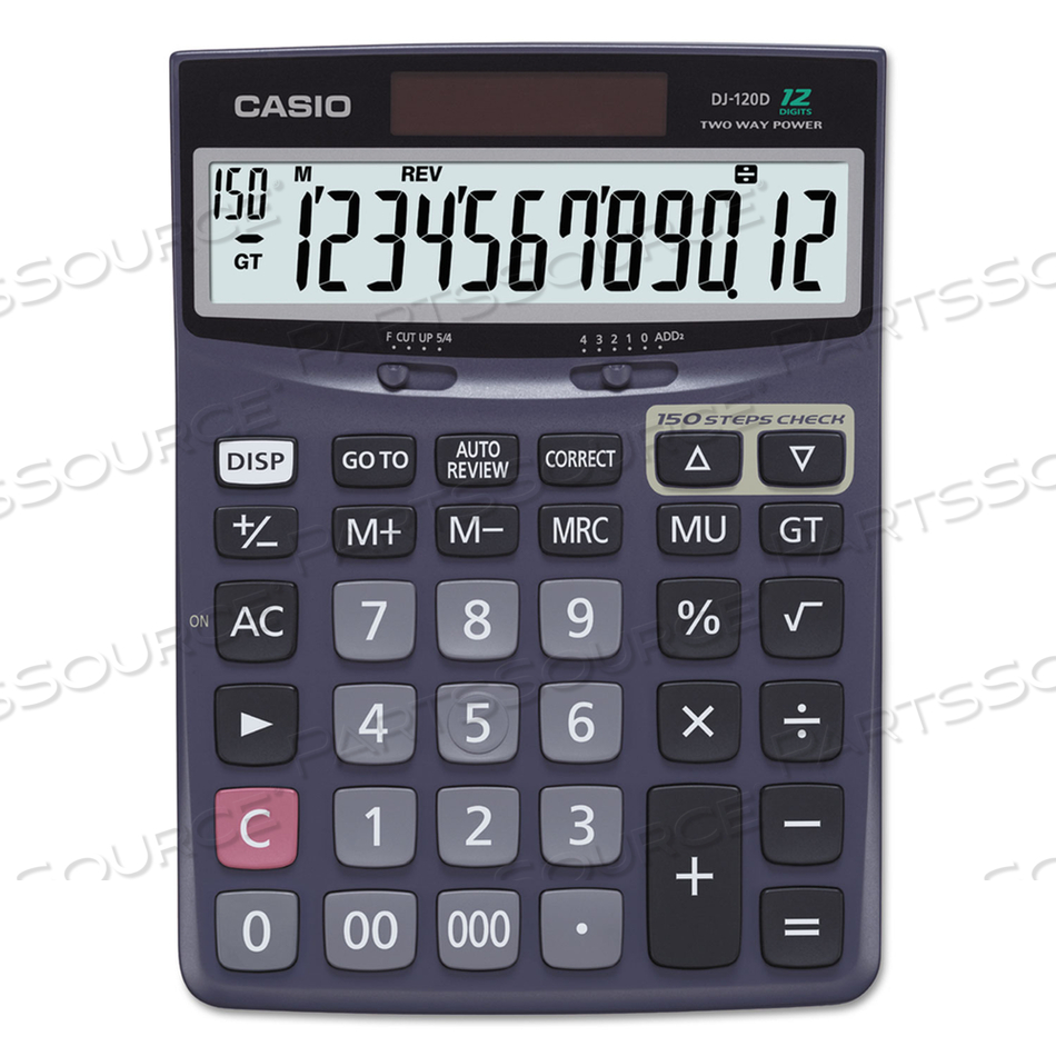 DJ120D CALCULATOR, 12-DIGIT LCD by Casio DJ120D CALCULATOR, 12-DIGIT LCD by Casio