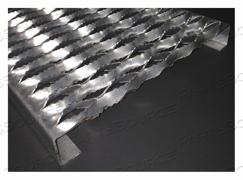 LADDER TREAD CHANNEL, CHANNEL, SERRATED, STEEL by Direct Metals