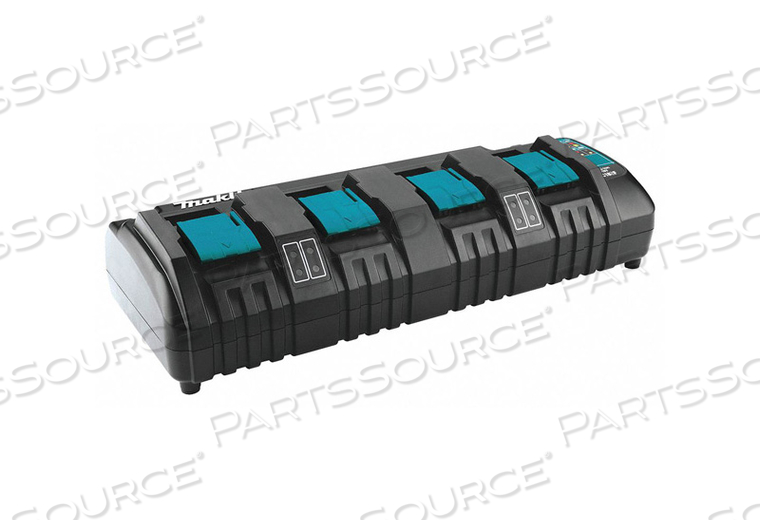 LXT 4-PORT CHARGER, LITHIUM-ION, 18V, COMPACT, 17"L by Makita LXT 4-PORT CHARGER, LITHIUM-ION, 18V, COMPACT, 17"L by Makita