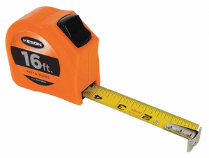 TAPE MEASURE 1 IN X 16 FT ORANGE IN./FT. by Keson