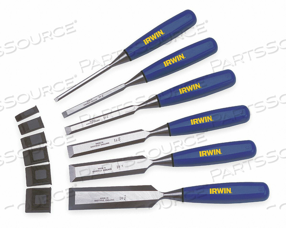 WOOD CHISEL SET 6 PC 1/4 TO 1 IN TIP by IRWIN Tools
