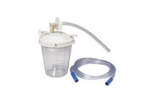 CANISTER KIT, 3IN WIDTH, 5IN HEIGHT, GRAY, 800ML SIZE, PLASTIC, 3IN LENGTH, 72IN CATHETER TUBE LENGTH, 10IN MACHINE TUBE, HYDROPHOBIC FILTER by Drive/DeVilbiss Healthcare, Inc