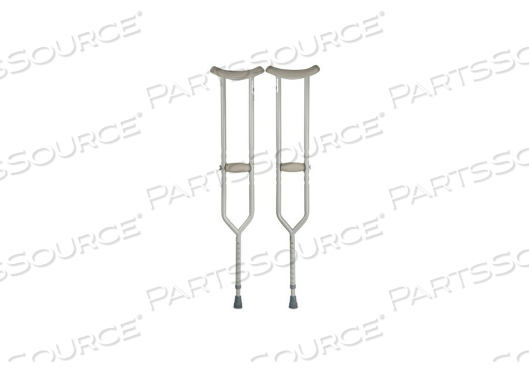 UNDERARM CRUTCHES, 5 FT. 2 IN. - 5 FT. 10 IN., ADULT, 500 LBS. WEIGHT CAPACITY by McKesson UNDERARM CRUTCHES, 5 FT. 2 IN. - 5 FT. 10 IN., ADULT, 500 LBS. WEIGHT CAPACITY by McKesson