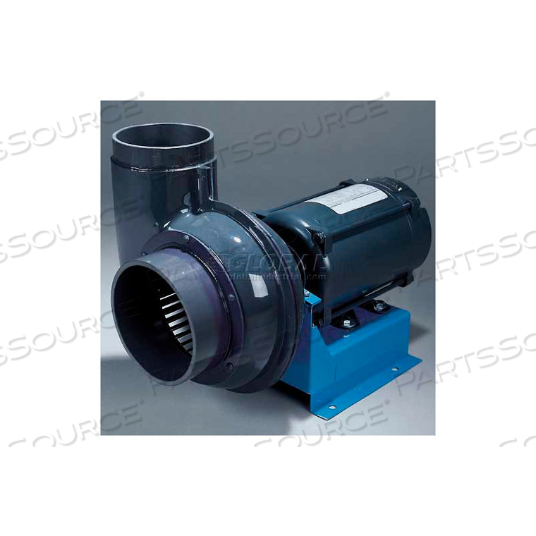 LAB BLOWER, TEFC, PVC/FRP, 1725 RPM by Saint-Gobain Performance Plastics