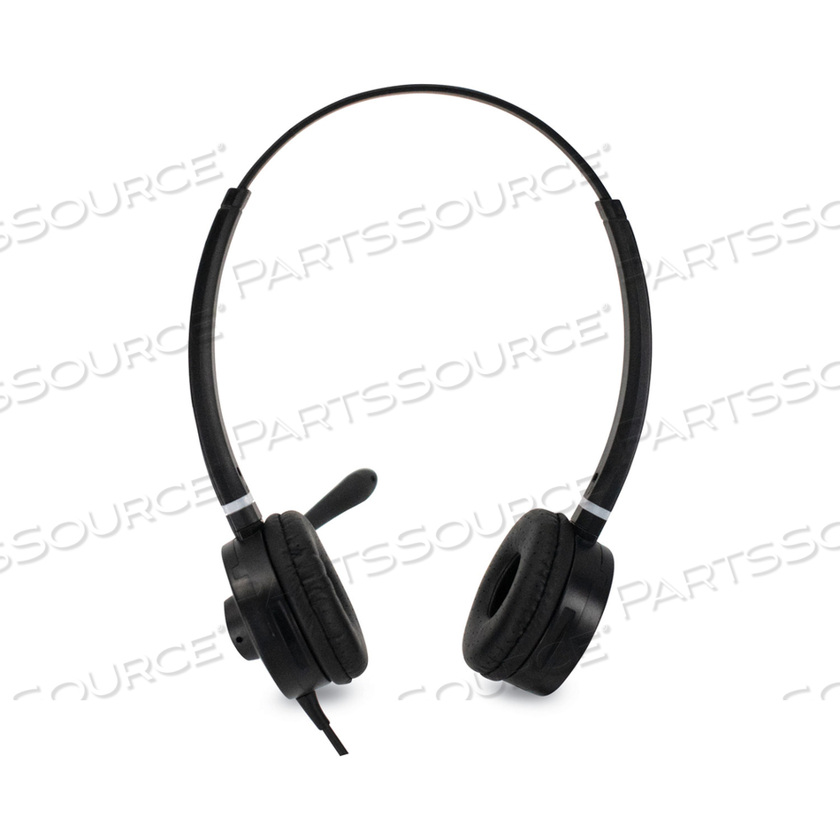 HS-WD-USB-2 BINAURAL OVER THE HEAD HEADSET, BLACK by Spracht
