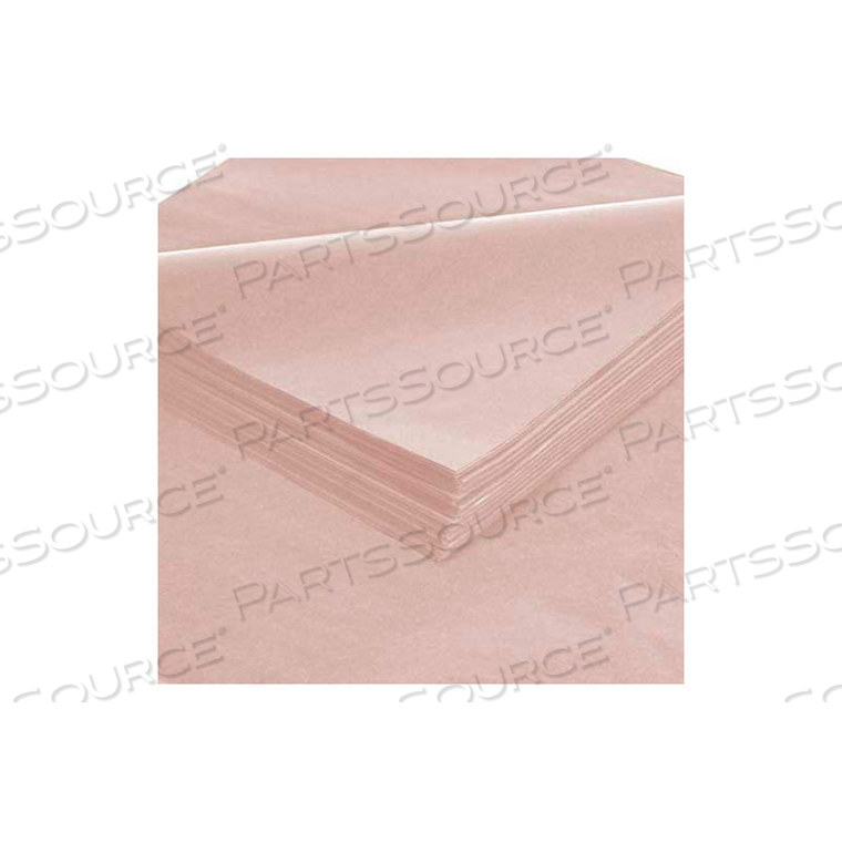 TISSUE PAPER, 10#, 20" X 30", PEACH GRIT, 480 PACK 