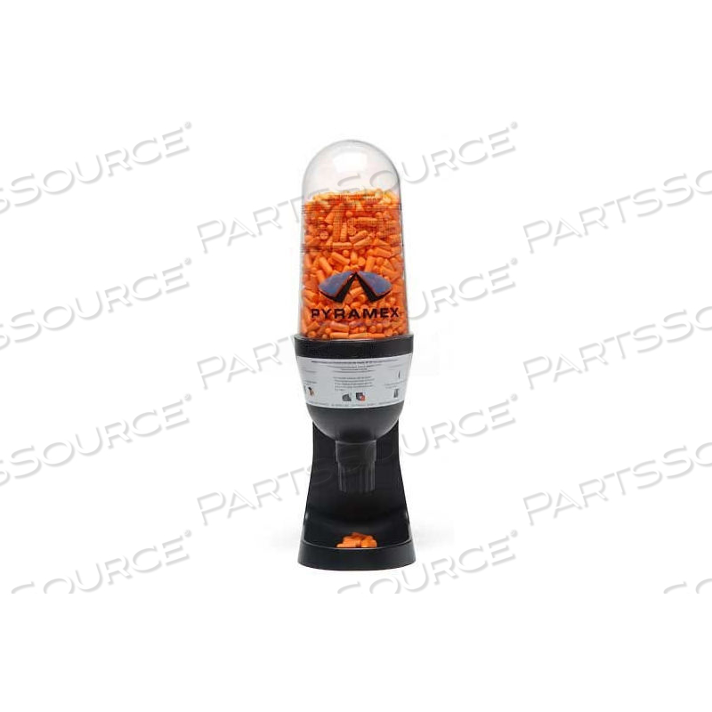 DISPOSABLE EARPLUGS DISPENSER, UNCORDED, 32DB, 500 PAIRS by Pyramex DISPOSABLE EARPLUGS DISPENSER, UNCORDED, 32DB, 500 PAIRS by Pyramex