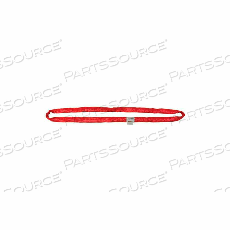 ROUNDUP 1-1/2"W 10'L ENDLESS POLY ROUNDSLING, RED by Liftex Coporation