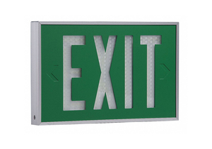 SELF-LUMINOUS EXIT SIGN 20 YR. 2 FACE by Isolite