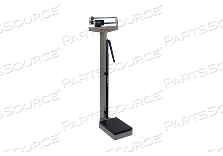 PHYSICIAN’S SCALE, STAINLESS STEEL, WEIGHBEAM, 180 KG X 100 G, HEIGHT ROD by Detecto Scale / Cardinal Scale PHYSICIAN’S SCALE, STAINLESS STEEL, WEIGHBEAM, 180 KG X 100 G, HEIGHT ROD by Detecto Scale / Cardinal Scale