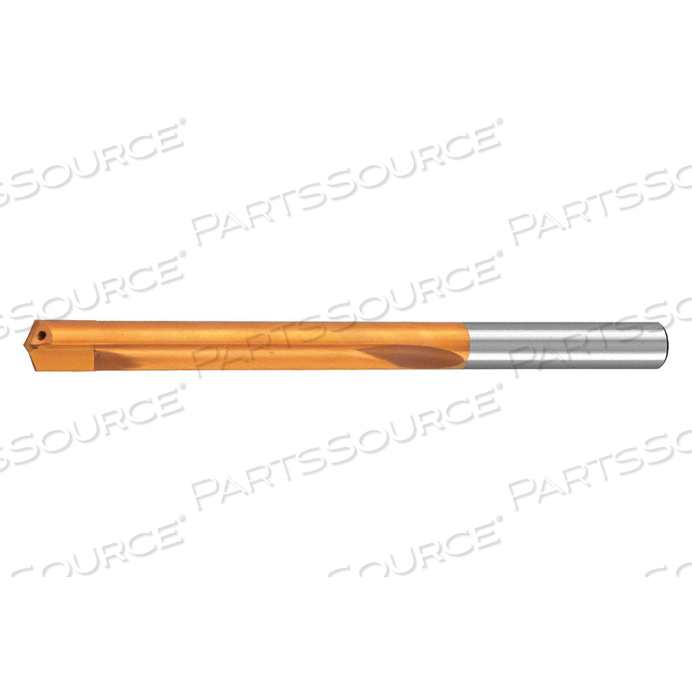 STRAIGHT FLUTE DRILL BIT, 1/4 IN DRILL BIT SIZE, 2 1/2 IN FLUTE LG, CARBIDE TIPPED 