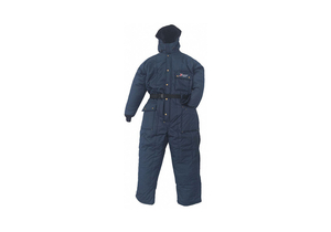 COVERALL WITH HOOD 3XL NAVY NYLON by Xploro WorkWear Inc.