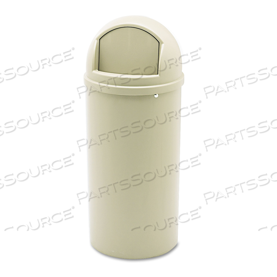 MARSHAL CLASSIC CONTAINER, 15 GAL, PLASTIC, BEIGE by Rubbermaid Medical Division