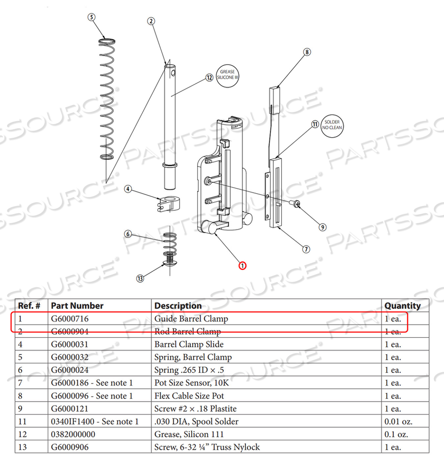 GUIDE, BARREL CLAMP, FOR MEDFUSION® SYRINGE INFUSION PUMP by Smiths Medical GUIDE, BARREL CLAMP, FOR MEDFUSION® SYRINGE INFUSION PUMP by Smiths Medical
