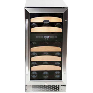 WINE REFRIGERATOR BUILT-IN DUAL TEMPERATURE ZONE, 28 BOTTLE CAPACITY by Whynter LLC