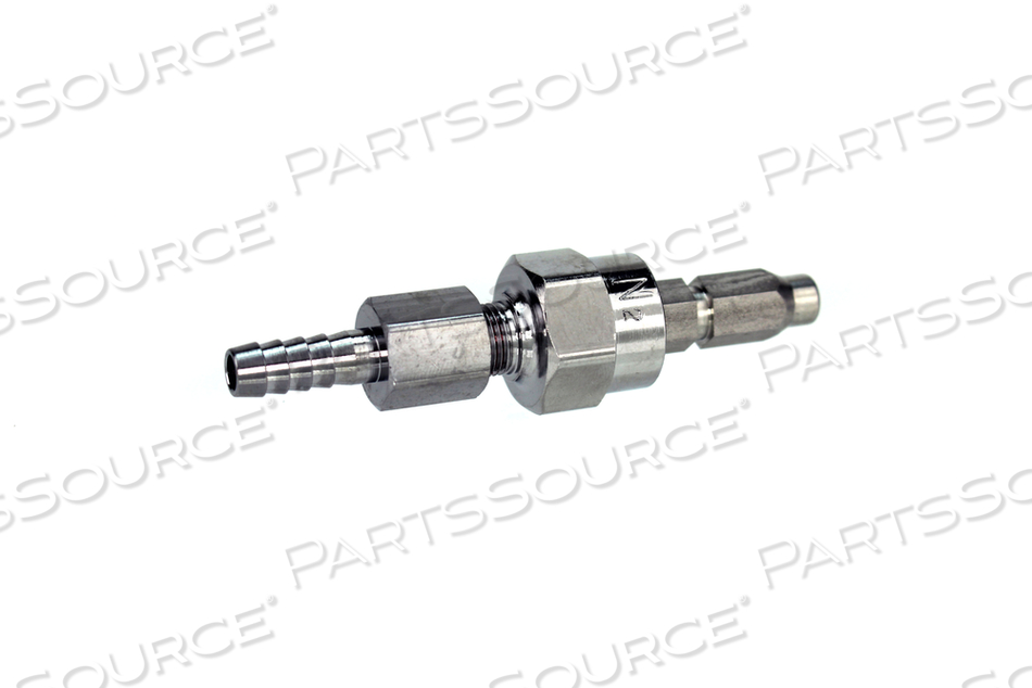 QUICK CONNECT ADAPTER, NON SWIVEL MALE X 1/4 IN HOSE BARB, BLACK, NITROGEN by Bay Corporation