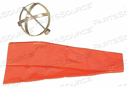 WINDSOCK WITH HARDWARE 18 OPEN 4FT. by Cortina