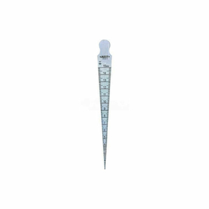 TAPER GAGE, 1/32 - 5/8 (0.8 - 15MM) RANGE, 1/64 (0.1MM) GRADUATION by Insize TAPER GAGE, 1/32 - 5/8 (0.8 - 15MM) RANGE, 1/64 (0.1MM) GRADUATION by Insize
