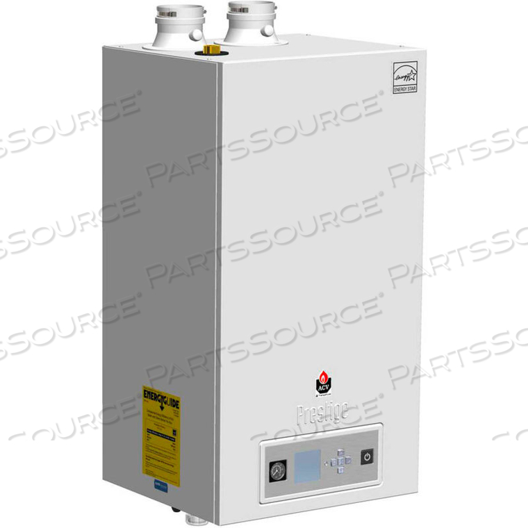 TRIANGLE TUBE PRESTIGE SOLO CONDENSING GAS BOILER 134,000 BTU OUTPUT - LP/NG W/ ACVMAX CONTROL 