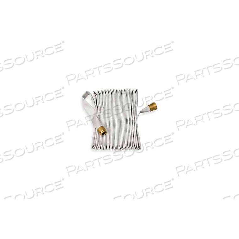 MOONFLEX FIRE HOSE RACK & REEL - 500 PSI - 1-1/2 X 100 FT - BRASS COUPLING by Moon American