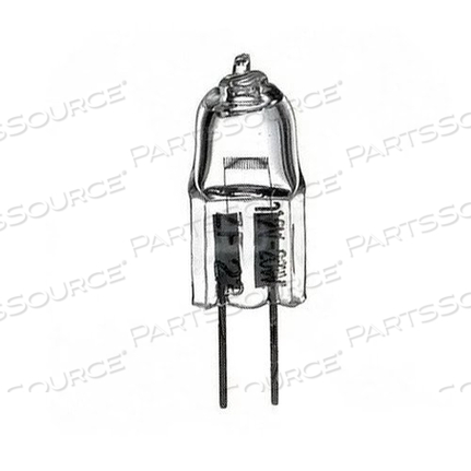 LAMP, HALOGEN, 1.18IN LENGTH, G4 2-PIN BASE TYPE, 2850K COLOR TEMPERATURE, 24V VOLTAGE RATING, 20W WATTAGE by USHIO America. Inc.