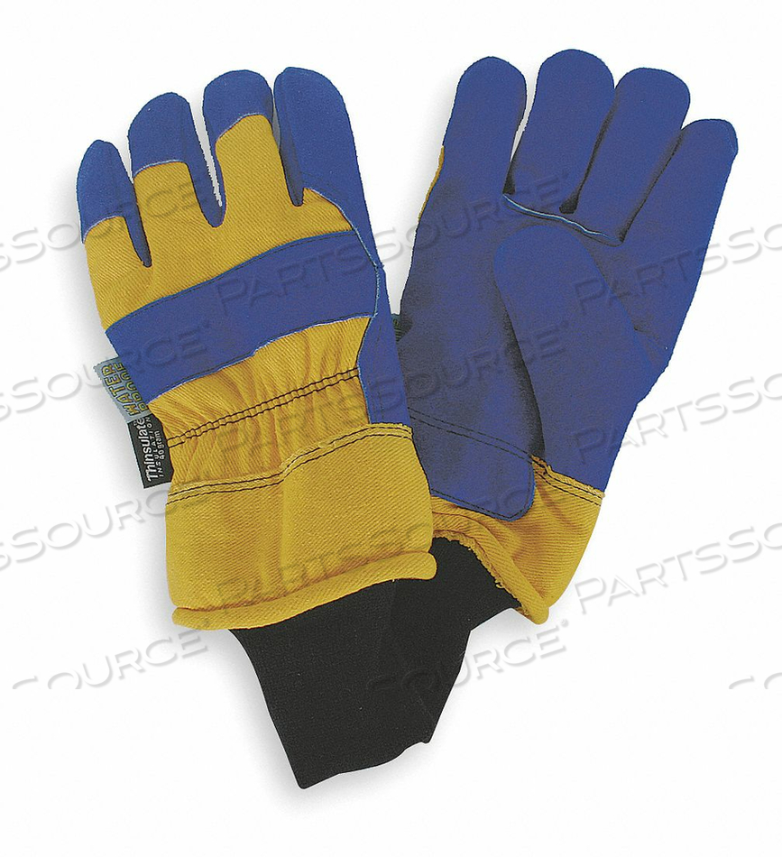 D1599 COLD PROTECTION GLOVES L BLUE/YELLOW PR by Condor