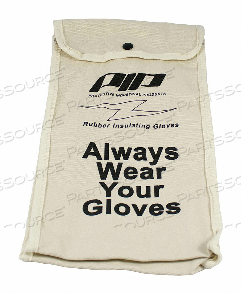 PROTECTIVE CANVAS BAG FOR RUBBER INSULATING GLOVES, 14"L, ONE SIZE by Protective Industrial Products