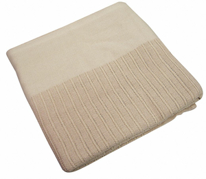 THERMAL BLANKET TWIN 66X90 IN. BEIGE by R&R Textile Mills, Inc. THERMAL BLANKET TWIN 66X90 IN. BEIGE by R&R Textile Mills, Inc.