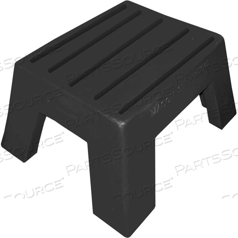 STEP STOOL / AISLE DISPLAY 18"W X 22"D X 12"H by Mason Ways Indestructible Plastics LLC