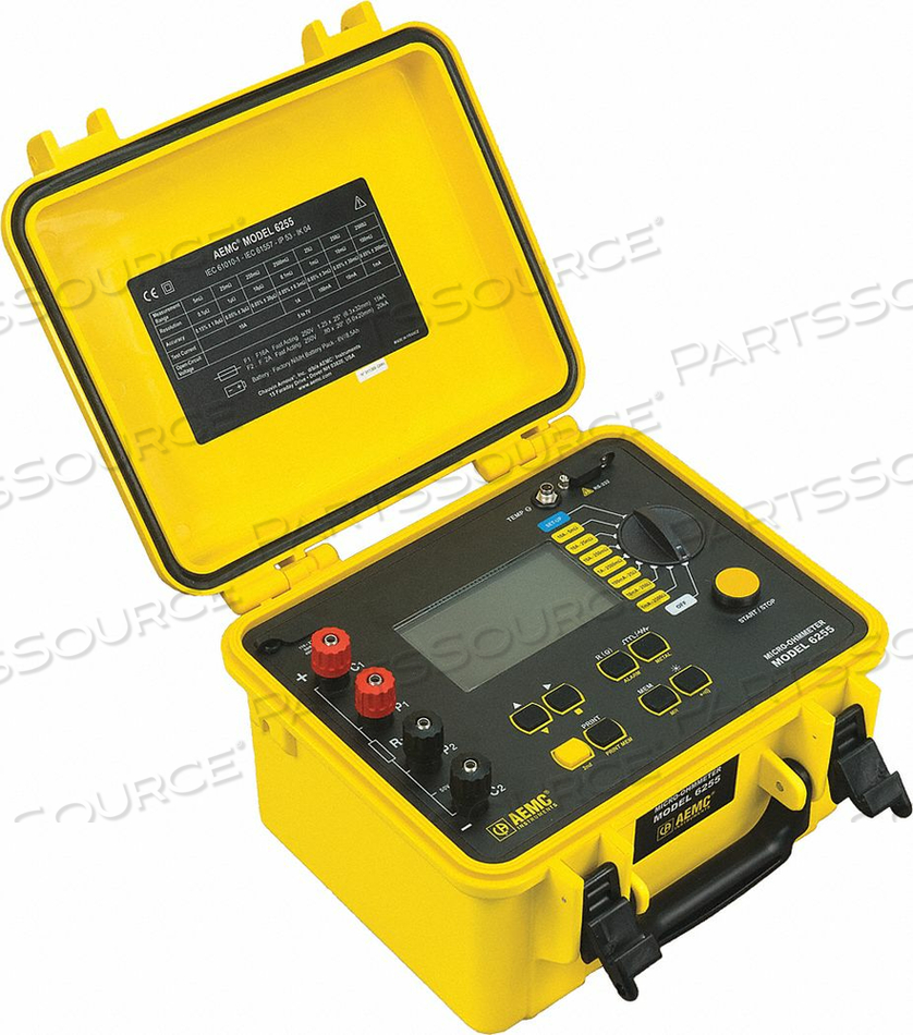 MICRO OHM METER 0.1U OHMS RESOLUTION by AEMC Instruments MICRO OHM METER 0.1U OHMS RESOLUTION by AEMC Instruments