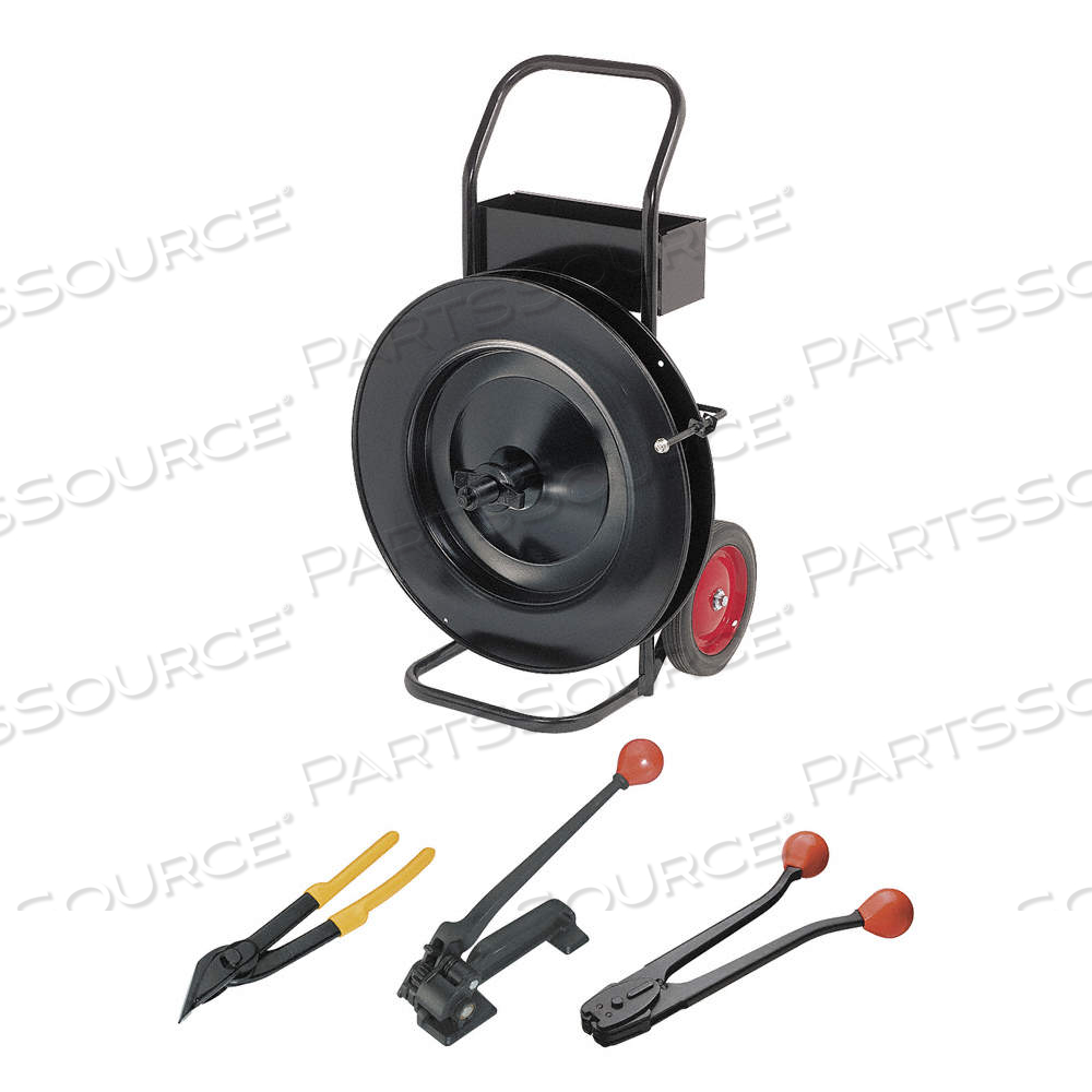 STRAPPING TOOL KIT, FITS 5/8 IN STRAP WD, 0.035 IN THICK by Approved Vendor