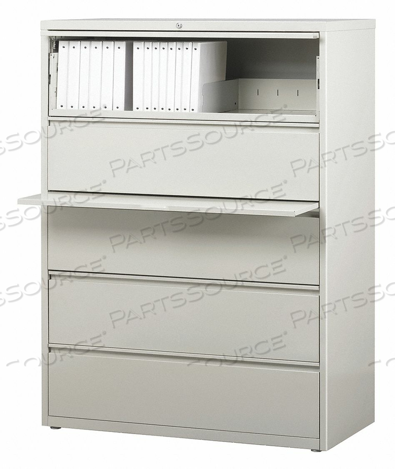 LATERAL FILE CABINET 67-5/8 IN.H 42 IN.W by Hirsh LATERAL FILE CABINET 67-5/8 IN.H 42 IN.W by Hirsh